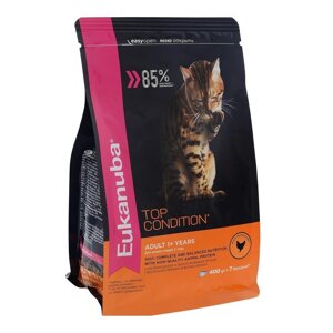 Eukanuba Cat для взрослых кошек (Домашняя птица, 400 гр.)