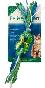 Feline Clean игрушка Dental Колечко прорезыватель с лентами для кошек