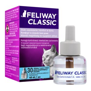 Feliway Classic сменный блок для коррекции поведения кошек (48 мл.)