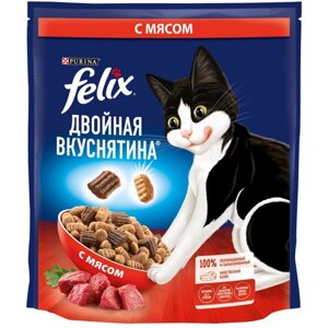 Felix Двойная вкуснятина для кошек (Мясо, 600 г.)