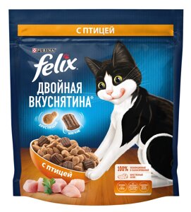 Felix Двойная вкуснятина для кошек (Птица, 600 г.)