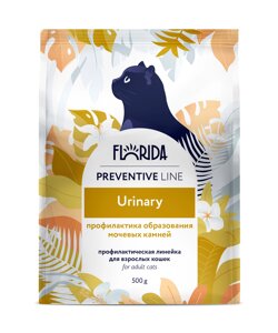 Florida Preventive Line Urinary сухой корм для кошек для профилактики образования мочевых камней (Курица, 500 г.)