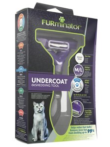 FURminator Short Hair для короткошерстных кошек (7 см.)