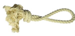 GoSi игрушка Грейфер-петля из каната 1 узел для собак (35 см.)