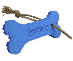 GoSi игрушка-массажер для десен Кость для собак (18 см., Синий)