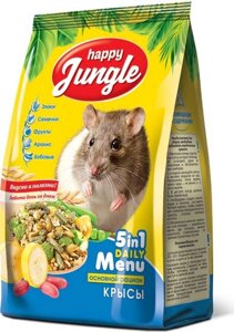 Happy Jungle Корм для крыс (Злаковое ассорти, 900 г.)