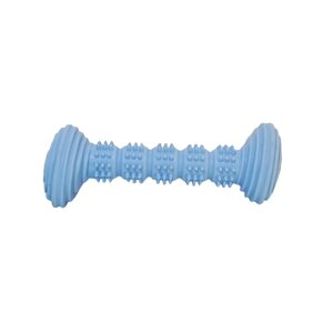HOMEPET Dental игрушка для собак гантель с шипами (14 см., Голубая)