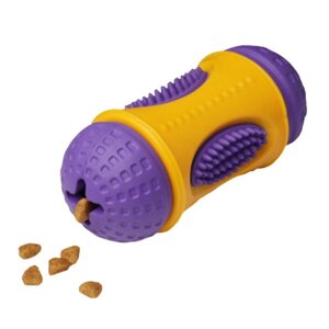 HOMEPET silver series игрушка для собак цилиндр фигурный с отверстиями для лакомств (Фиолетовый)