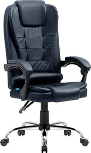 Игровое кресло Defender Ares, Синий, PU, 3 класс, мягкий подлокотник
