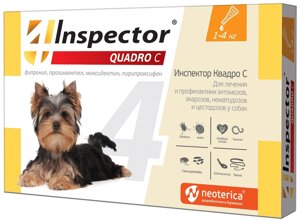 Inspector капли для собак (1-4 кг.) (1 пипетка)