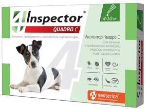 Inspector капли для собак (4-10 кг.) (1 пипетка)