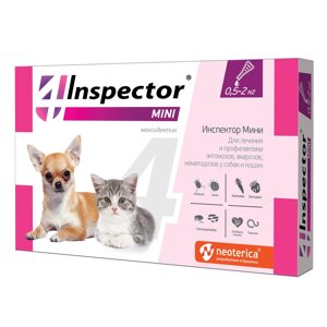 Inspector Mini капли для собак и кошек от 0,5-2 кг (1 пипетка)