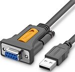Кабель-адаптер Ugreen USB 2.0 A-DB9 RS-232, 2 м (20222)