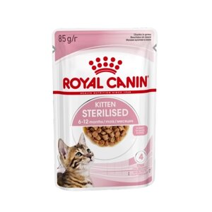 Корм для котят Royal Canin Instinctive, мясное ассорти 85 г (кусочки в соусе)