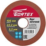 Круг заточной Wortex 105х22.2х3.2 мм (GCD103210011)