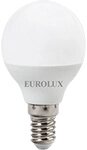 Лампа светодиодная Eurolux LL-E-G45-7W-230-4K-E14 (шар, 7Вт, нейтр., Е14) белый