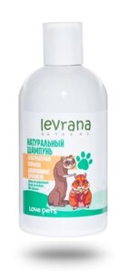 Levrana Love pets Натуральный шампунь для грызунов, хорьков, декоративных кроликов (300 мл.)