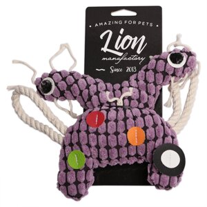 Lion игрушка Инопланетянин с 4 пищалками для собак (20 х 26 см.)