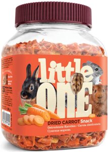 Little One Сушеная морковь для грызунов (200 г.)