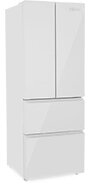 Многокамерный холодильник ZUGEL ZRFD361W, белое стекло