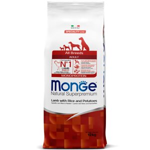 Monge Dog Speciality Lamb корм для взрослых собак всех пород (Ягненок, 12 кг.)