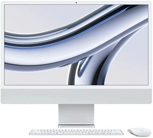 Моноблок Apple iMac 24 (MQR93B/LL/A), Silver, английская клавиатура