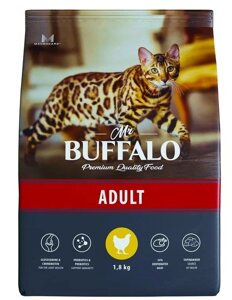 Mr. Buffalo Adult сухой корм для взрослых кошек (Курица, 1,8 кг.)