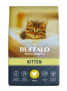 Mr. Buffalo Kitten сухой корм для котят (Курица, 400 гр.)