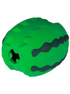 Mr. Kranch игрушка для собак арбуз с ароматом курицы (15 см., Зеленый)