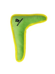 Mr. Kranch игрушка для собак бумеранг с пищалкой (34 х 28,5 х 6,5 см., Зеленый)