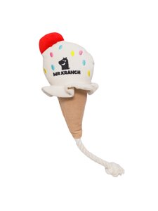 Mr. Kranch игрушка для собак мороженое с канатом (29 х 8 х 6,5 см., Бежевый)