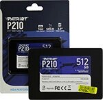 Накопитель SSD patriot memory 2.5" P210 512 гб SATA III P210S512G25