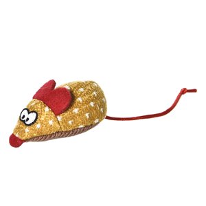 Pet-it игрушка для кошек мягкая мышка Дуся с мятой (4,5 х 16 см.)