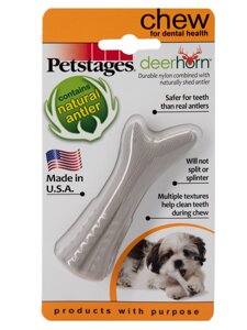 Petstages игрушка Deerhorn с оленьими рогами (очень маленькая) для собак (9 см.)