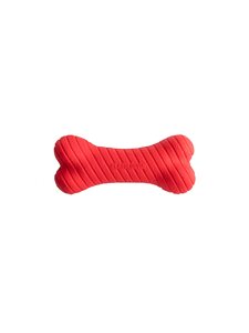 Playology Dual Layer Bone двухслойная жевательная косточка с ароматом говядины (9 см., Красный)