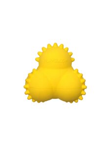 Playology Squeaky Bounce Ball жевательный тройной мяч с ароматом курицы (Желтый)