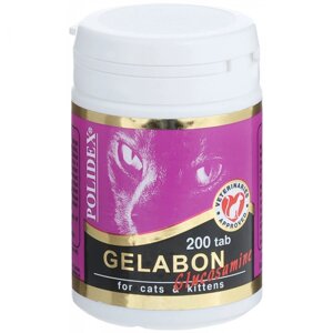 Polidex Витамины Gelabon для кошек (200 таб.)