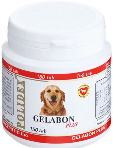 Polidex Витамины Gelabon plus для собак (150 таб.)