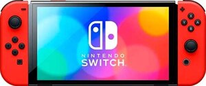 Портативная игровая консоль Nintendo Switch OLED (HEG-S-RAAAA) Mario Red Edition