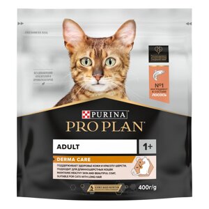 Pro Plan Elegant Adult корм для кошек для поддержания красоты шерсти и здоровья кожи (Лосось, 400 гр.)