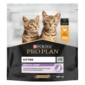 Pro Plan Original Kitten корм для котят от 1 до 12 месяцев (Курица, 400 г.)
