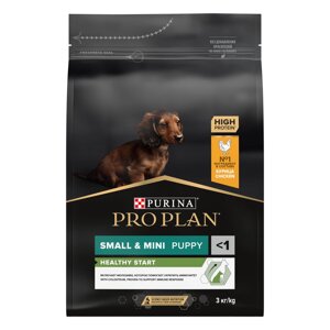 Pro Plan Small & Mini Puppy корм для щенков мелких и карликовых пород (Курица, 3 кг.)