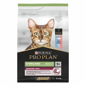 Pro Plan Sterilised для кошек и котов привередливых ко вкусу (развес) (Форель и треска, Развес)