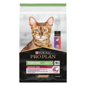 Pro Plan Sterilised для кошек и котов привередливых ко вкусу (развес) (Утка и печень, Развес)