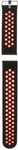Ремешок для смарт-часов Red Line универсальный 20 mm, силикон черный с красным УТ000024614