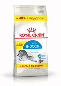 Royal Canin Indoor для домашних кошек (Курица, 400 г. 160 г.)