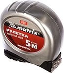 Рулетка Matrix 31011 Magnetic, 5 м х 19 мм, магнитный зацеп