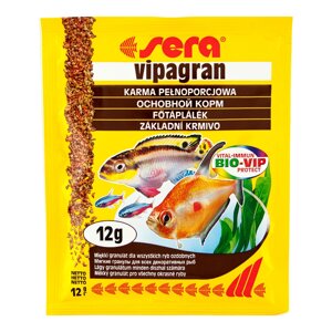 SERA Vipagran корм в тонущих гранулах для всех видов рыб (12 г.)
