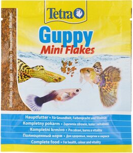 Tetra Guppy корм для всех видов гуппи (мини-хлопья) (12 г.)
