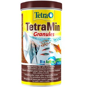 TetraMin Granules (гранулы) для всех видов декоративных рыб (1 л.)